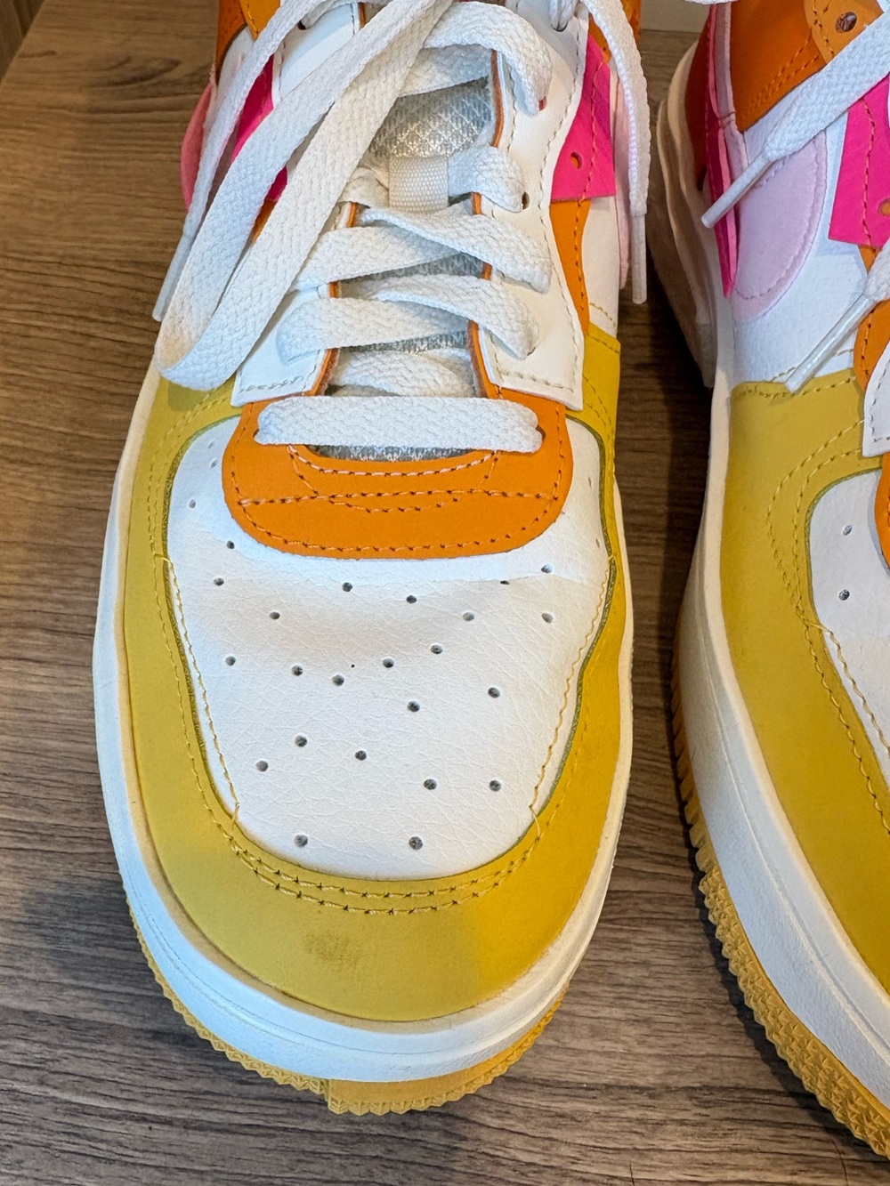 Nike Air Force 1 Fontanka Leather Womens Sneaks Size 10 - Picture 5 of 9